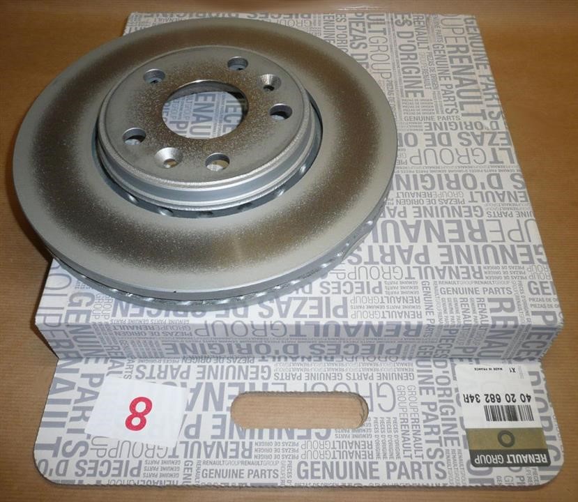 Renault 40 20 682 34R Brake disc 402068234R: Buy near me at 2407.PL in Poland at an Affordable price!