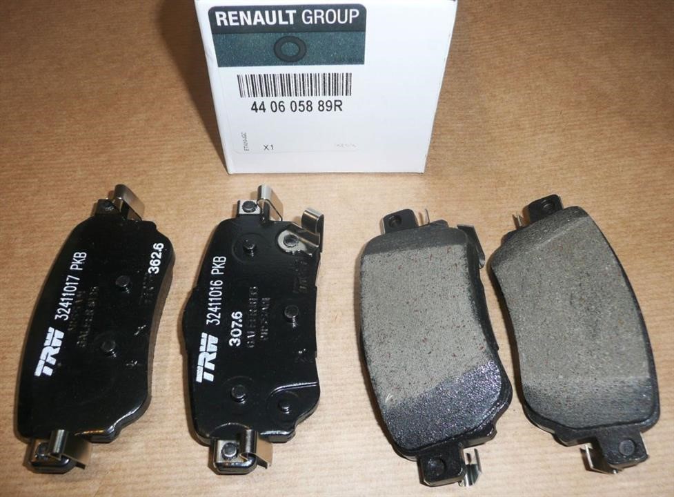 Renault 44 06 058 89R Тормозные колодки, комплект 440605889R: Отличная цена - Купить в Польше на 2407.PL!