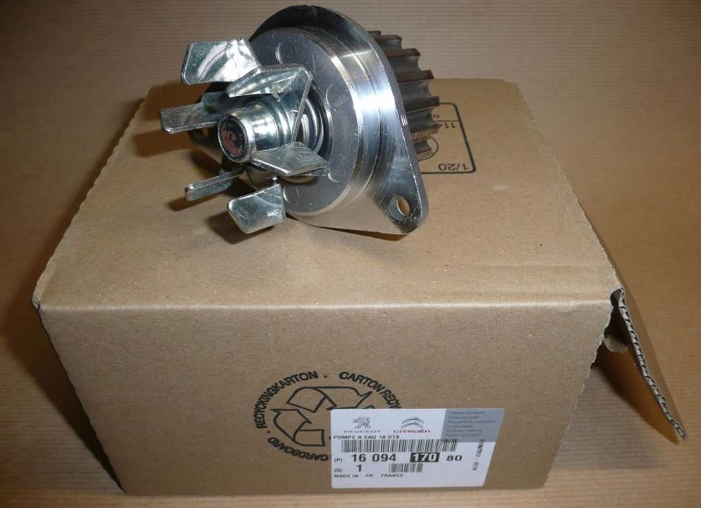 Citroen/Peugeot 16 094 170 80 Water pump 1609417080: Buy near me in Poland at 2407.PL - Good price!