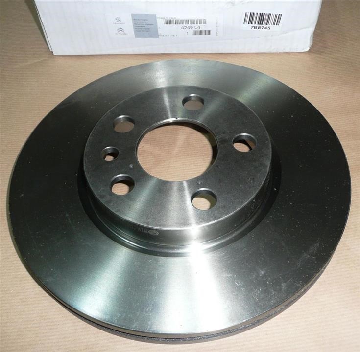 Citroen/Peugeot 4249 L4 Front brake disc ventilated 4249L4: Buy near me at 2407.PL in Poland at an Affordable price!