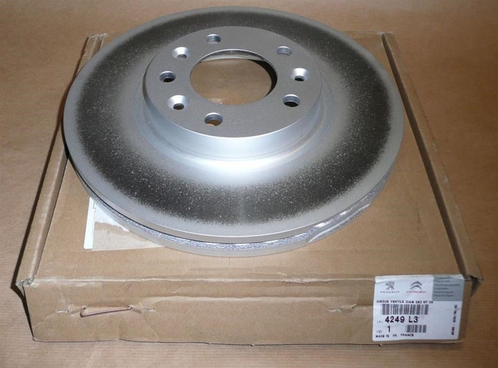 Citroen/Peugeot 4249 L3 Front brake disc ventilated 4249L3: Buy near me in Poland at 2407.PL - Good price!