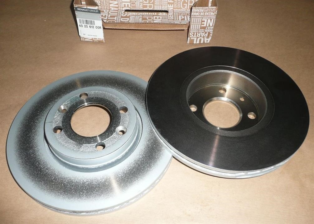 Renault 40 20 612 00R Front brake disc ventilated 402061200R: Buy near me in Poland at 2407.PL - Good price!