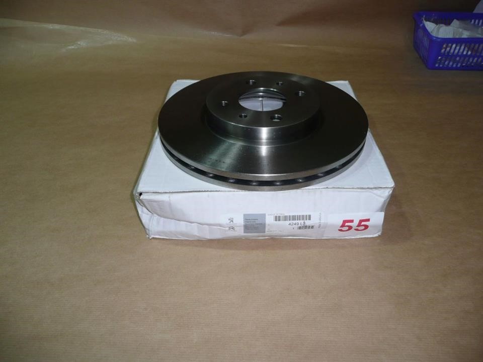 Citroen/Peugeot 4249 L2 Front brake disc ventilated 4249L2: Buy near me in Poland at 2407.PL - Good price!