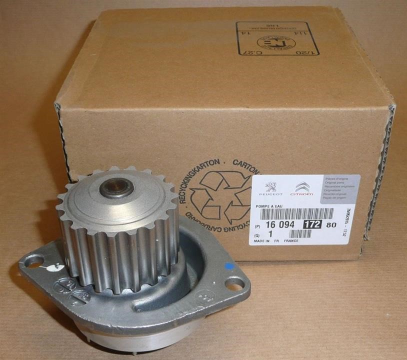 Citroen/Peugeot 16 094 172 80 Water pump 1609417280: Buy near me at 2407.PL in Poland at an Affordable price!