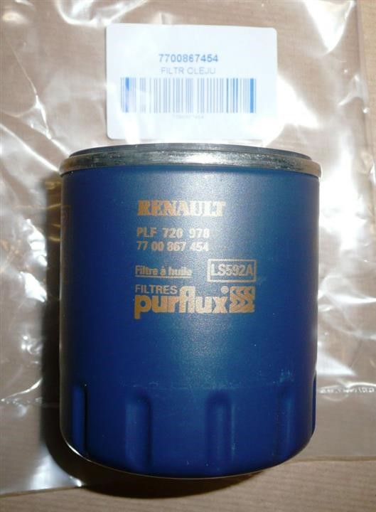 Renault 77 00 867 454 Oil Filter 7700867454: Buy near me in Poland at 2407.PL - Good price!
