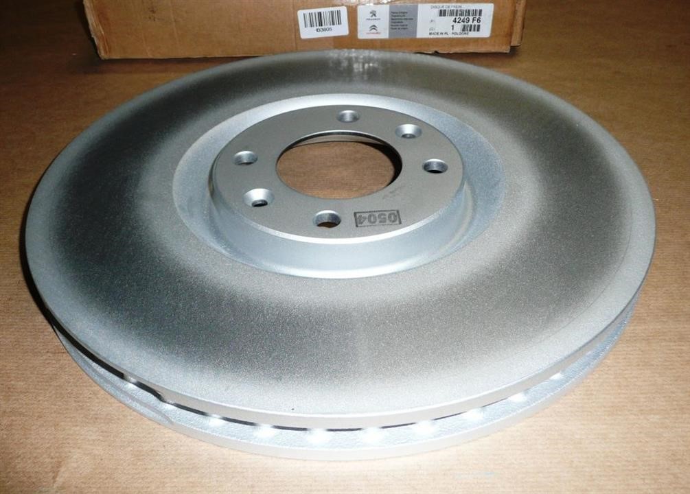 Citroen/Peugeot 4249 F6 Front brake disc ventilated 4249F6: Buy near me in Poland at 2407.PL - Good price!