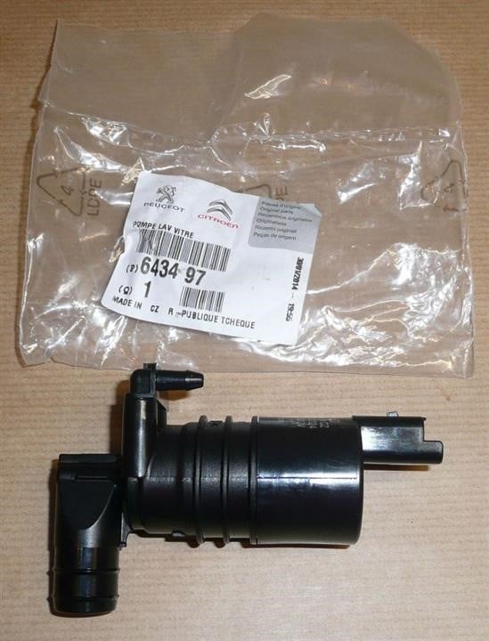Citroen/Peugeot 6434 97 Glass washer pump 643497: Buy near me in Poland at 2407.PL - Good price!