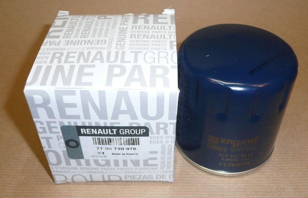 Renault 77 00 720 978 Oil Filter 7700720978: Buy near me in Poland at 2407.PL - Good price!