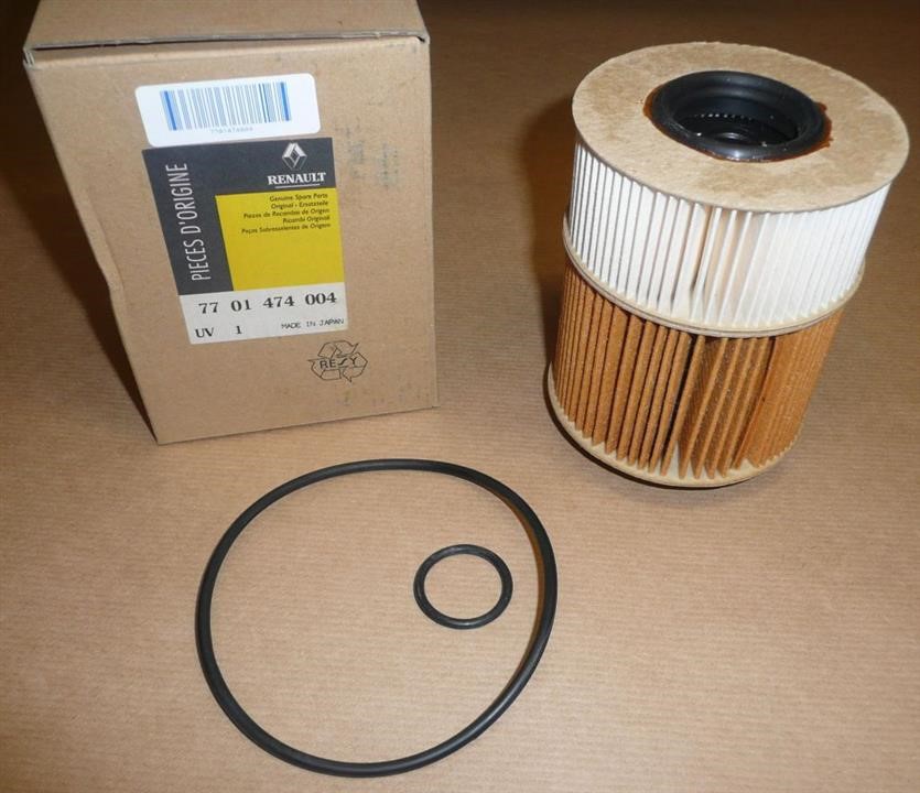 Renault 77 01 474 004 Oil Filter 7701474004: Buy near me in Poland at 2407.PL - Good price!