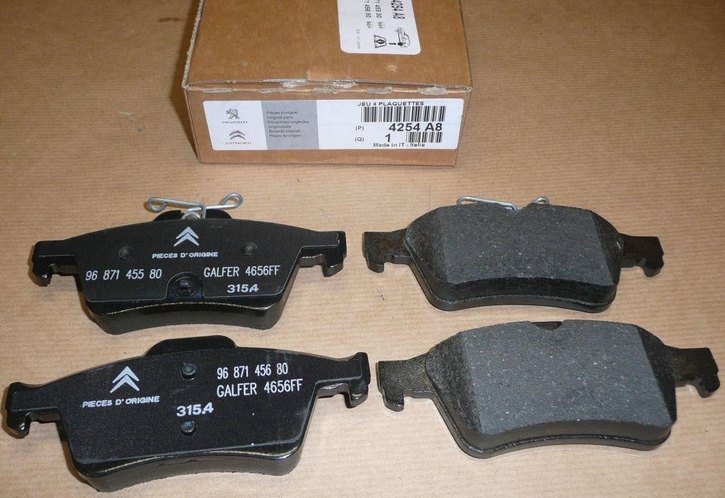 Citroen/Peugeot 4254 A8 Brake Pad Set, disc brake 4254A8: Buy near me at 2407.PL in Poland at an Affordable price!