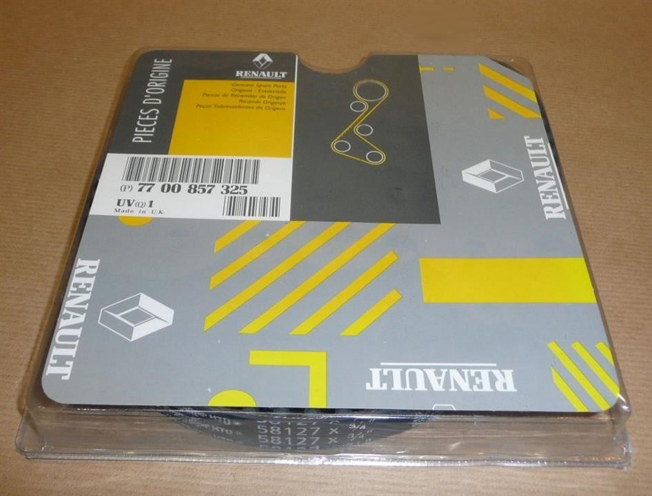 Renault 77 00 857 325 Timing belt 7700857325: Buy near me in Poland at 2407.PL - Good price!