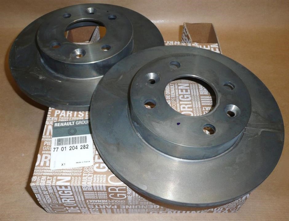 Renault 77 01 204 282 Unventilated front brake disc 7701204282: Buy near me in Poland at 2407.PL - Good price!