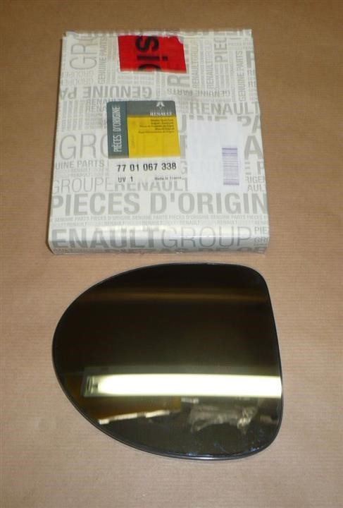Renault 77 01 067 338 Mirror Glass Heated 7701067338: Buy near me in Poland at 2407.PL - Good price!