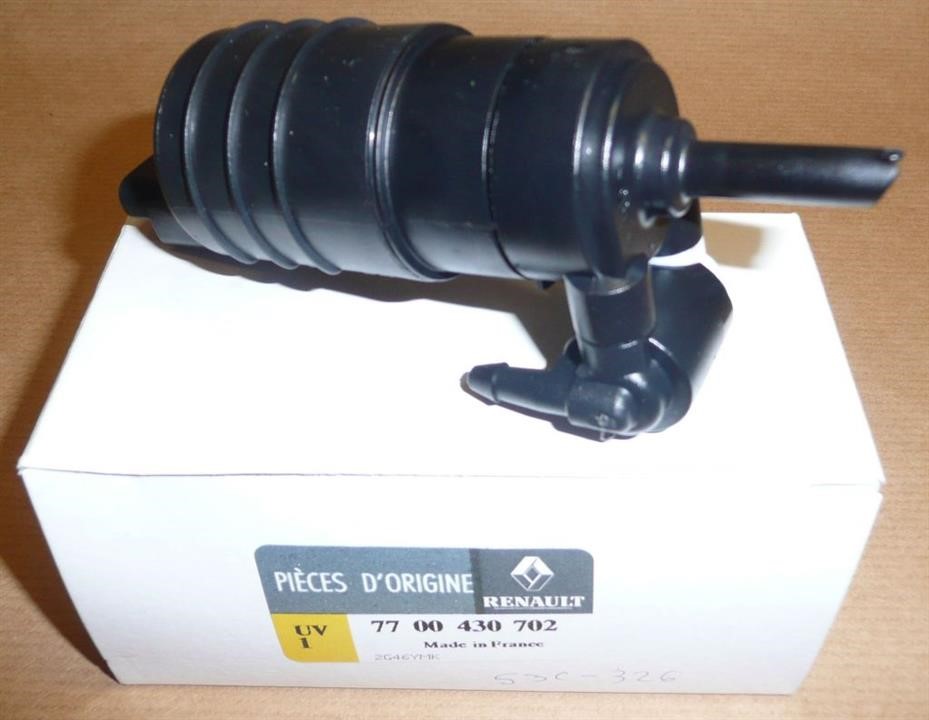 Renault 77 00 430 702 Glass washer pump 7700430702: Buy near me in Poland at 2407.PL - Good price!