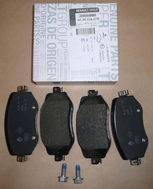 Renault 41 06 034 07R Disc brake pad set 410603407R: Buy near me at 2407.PL in Poland at an Affordable price!
