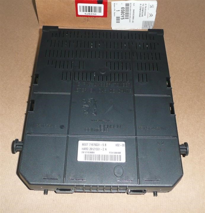 Citroen/Peugeot 6580 Y5 Fuse box 6580Y5: Buy near me in Poland at 2407.PL - Good price!