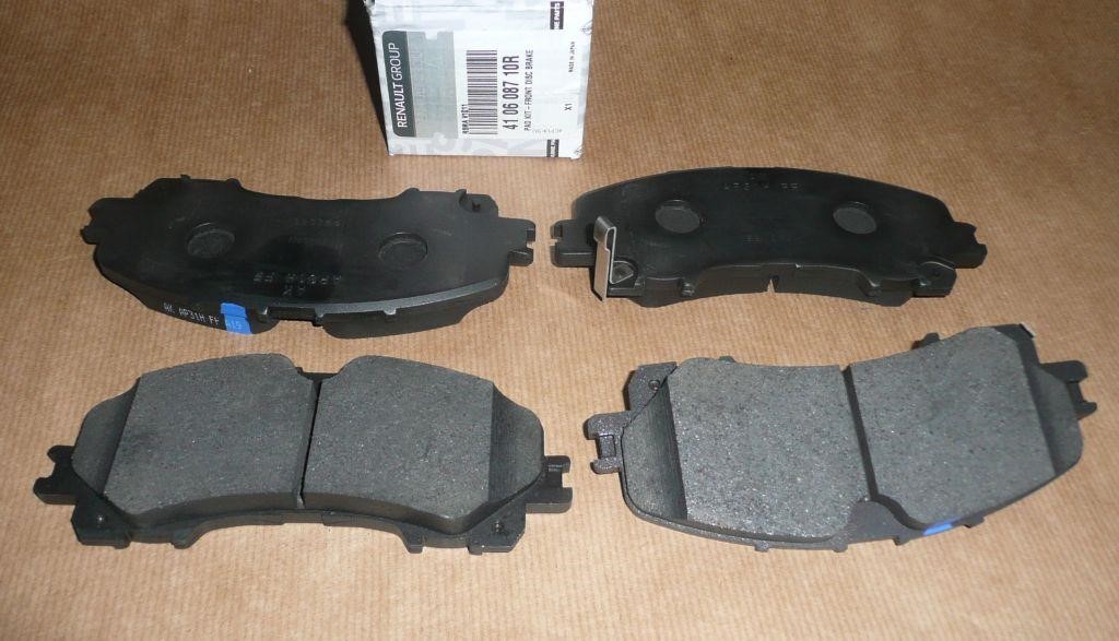 Renault 41 06 087 10R Disc brake pad set 410608710R: Buy near me in Poland at 2407.PL - Good price!