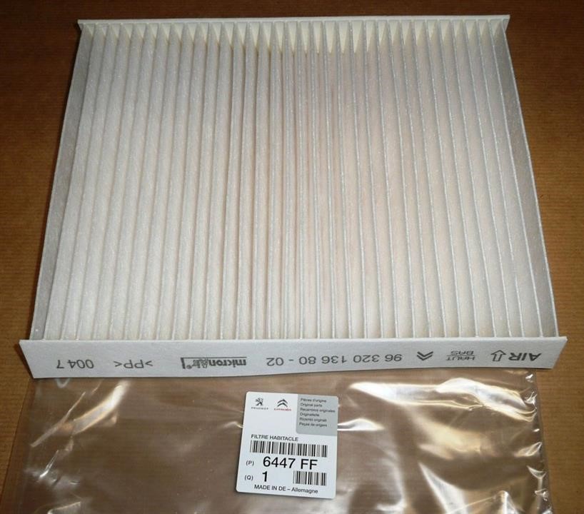 Citroen/Peugeot 6447 FF Filter, interior air 6447FF: Buy near me at 2407.PL in Poland at an Affordable price!