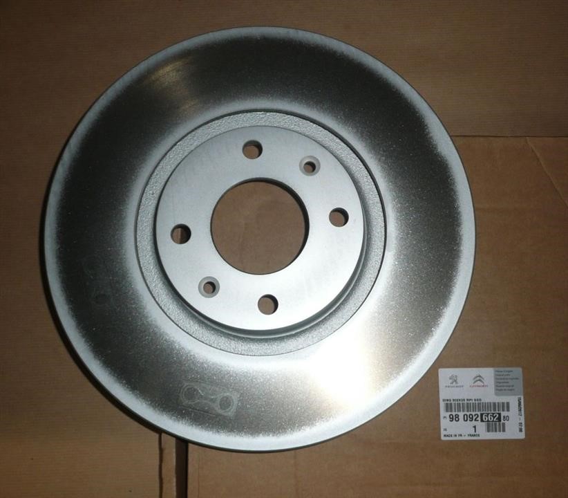 Citroen/Peugeot 98 092 662 80 Front brake disc ventilated 9809266280: Buy near me in Poland at 2407.PL - Good price!