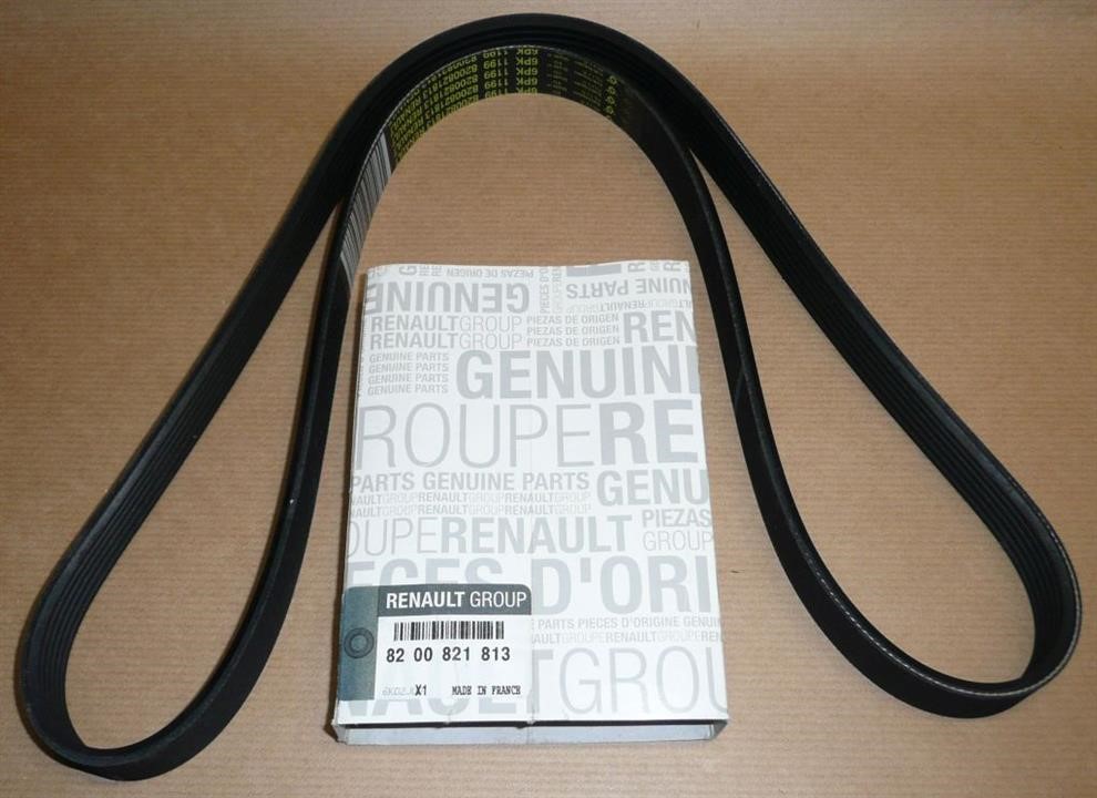 Renault 82 00 821 813 V-Ribbed Belt 8200821813: Buy near me at 2407.PL in Poland at an Affordable price!