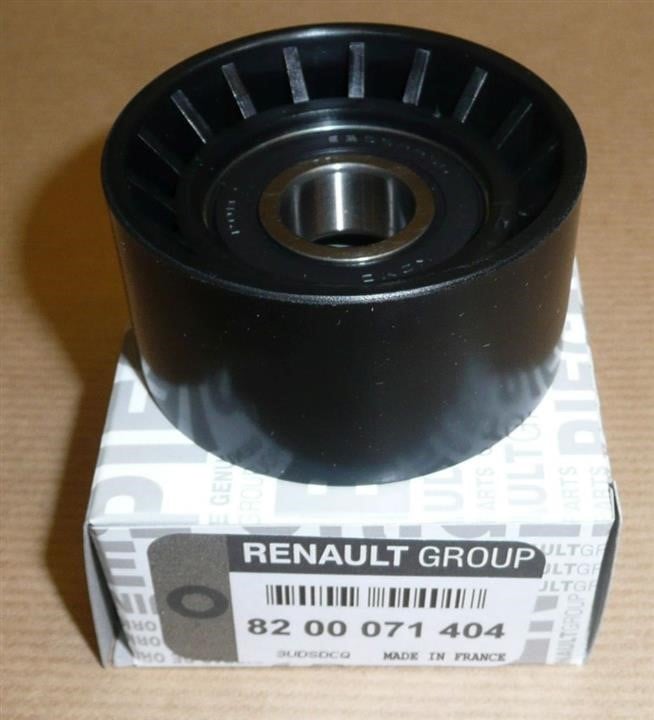 Renault 82 00 071 404 Ролик обводной ремня поликлинового (приводного) 8200071404: Отличная цена - Купить в Польше на 2407.PL!