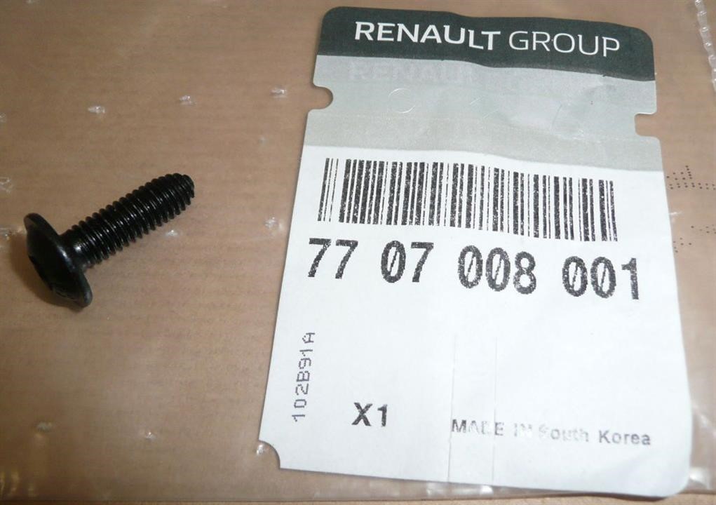 Renault 77 07 008 001 Śruba 7707008001: Atrakcyjna cena w Polsce na 2407.PL - Zamów teraz!
