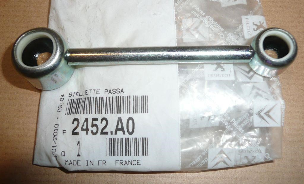 Citroen/Peugeot 2452 A0 Gear shift rod 2452A0: Buy near me in Poland at 2407.PL - Good price!