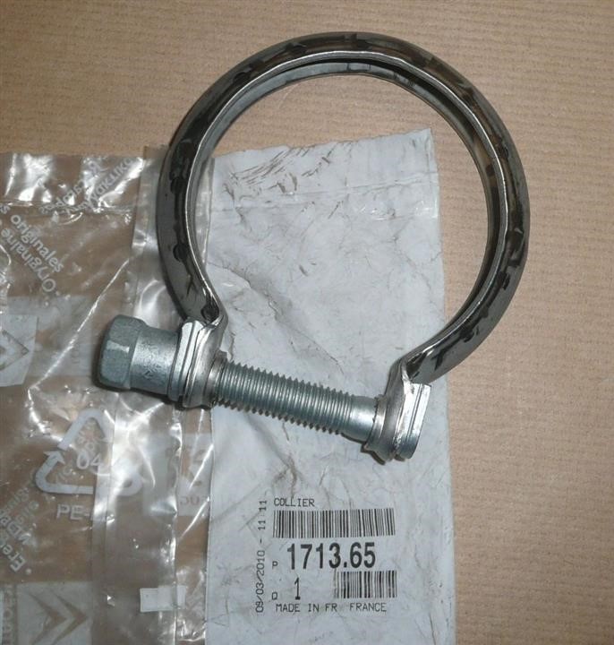 Citroen/Peugeot 1713 65 Exhaust clamp 171365: Buy near me in Poland at 2407.PL - Good price!