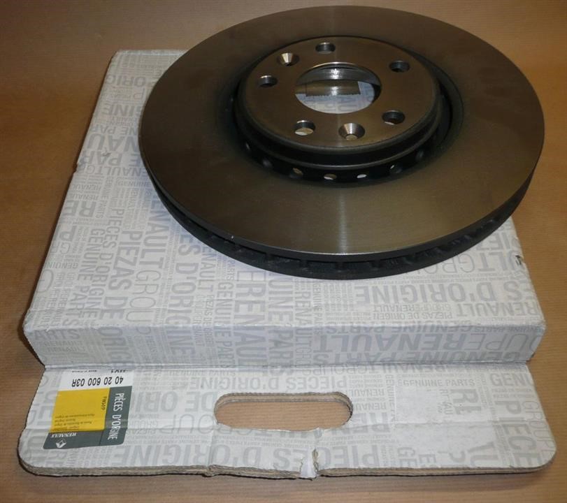 Renault 40 20 600 03R Brake disc 402060003R: Buy near me at 2407.PL in Poland at an Affordable price!