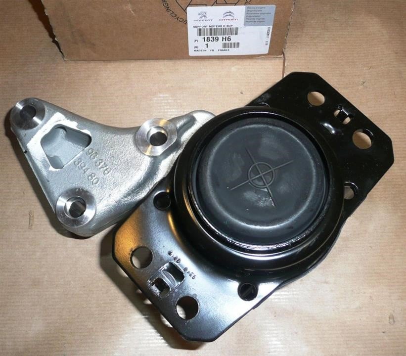 Citroen/Peugeot 1839 H6 Engine mount right 1839H6: Buy near me in Poland at 2407.PL - Good price!