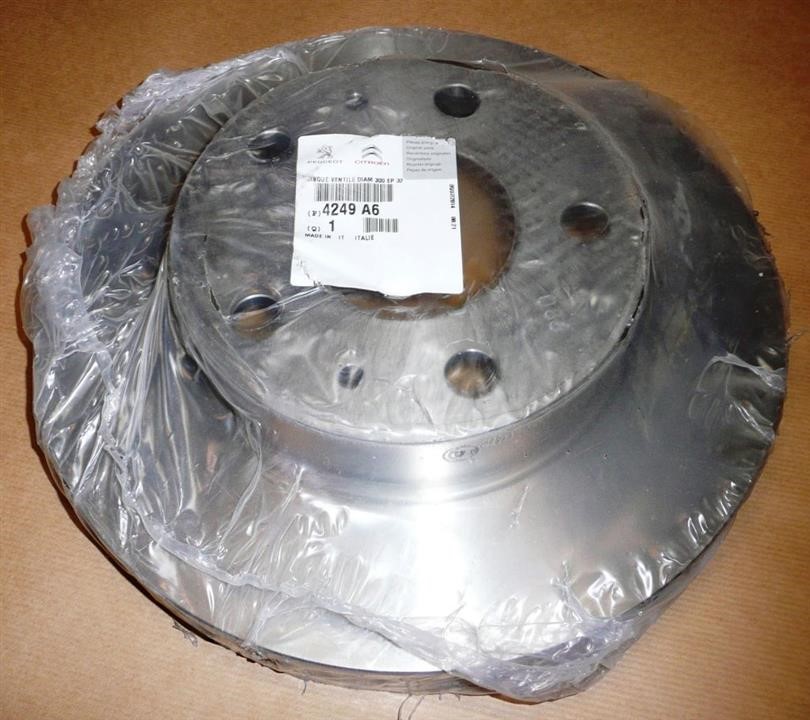 Citroen/Peugeot 4249 A6 Brake disc 4249A6: Buy near me in Poland at 2407.PL - Good price!
