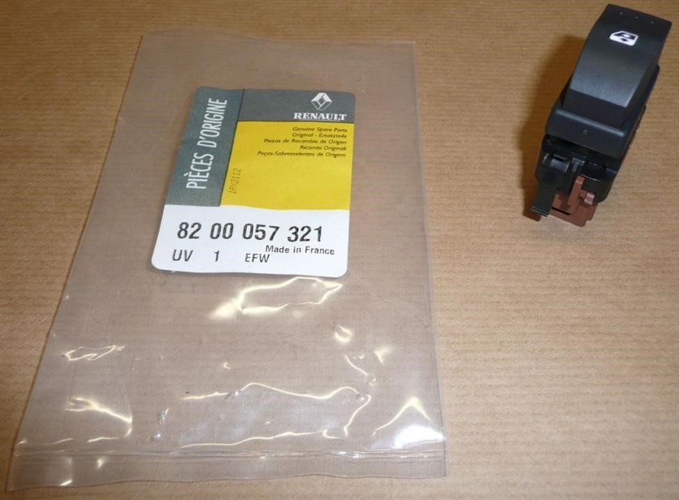 Renault 82 00 057 321 Power window button, front right 8200057321: Buy near me in Poland at 2407.PL - Good price!