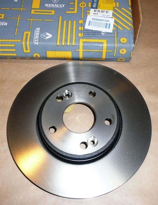 Renault 82 00 007 121 Front brake disc ventilated 8200007121: Buy near me in Poland at 2407.PL - Good price!