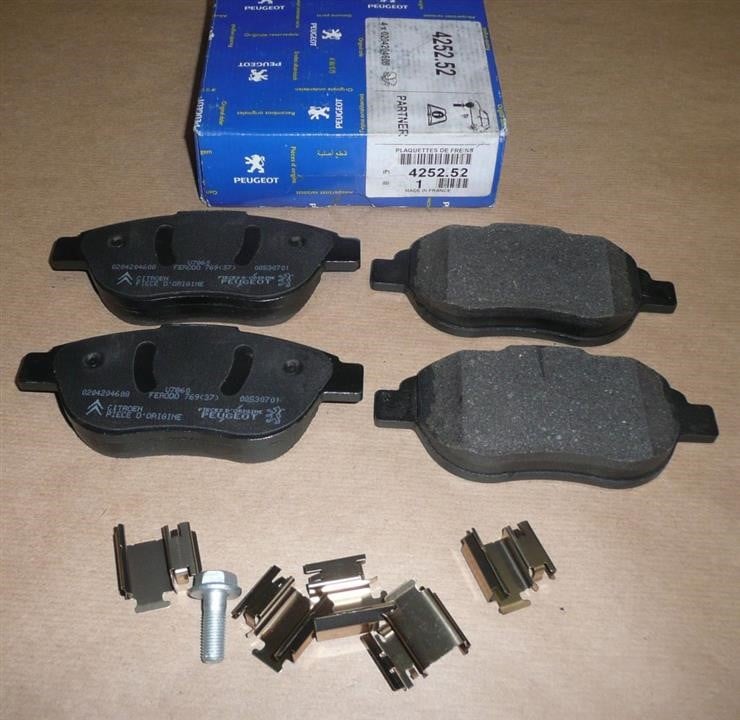 Citroen/Peugeot 4252 52 Disc brake pad set 425252: Buy near me at 2407.PL in Poland at an Affordable price!