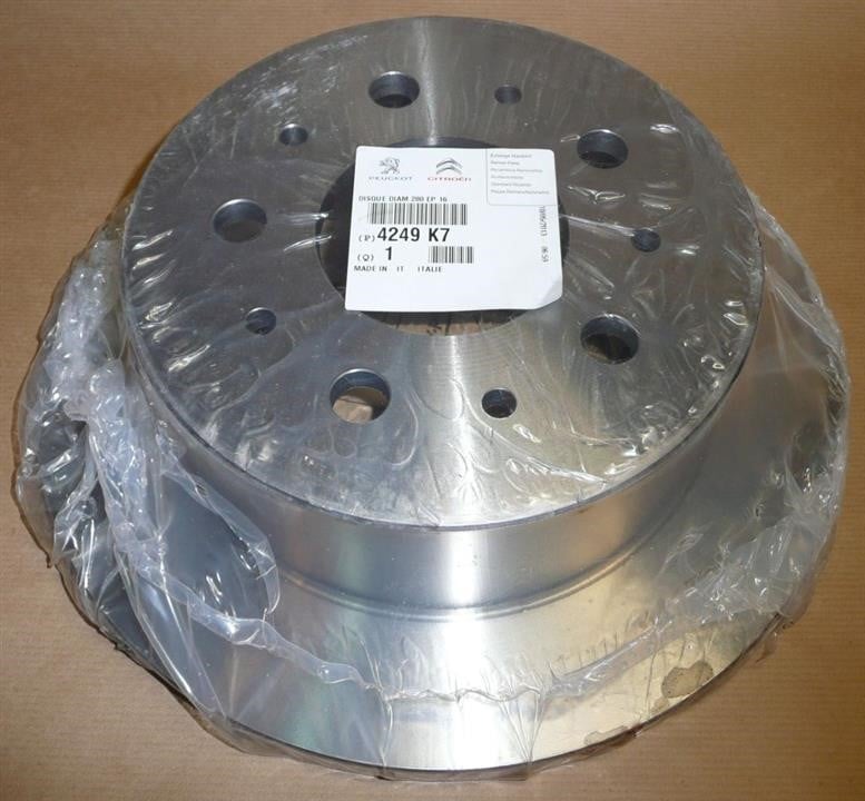 Citroen/Peugeot 4249 K7 Brake disc 4249K7: Buy near me in Poland at 2407.PL - Good price!