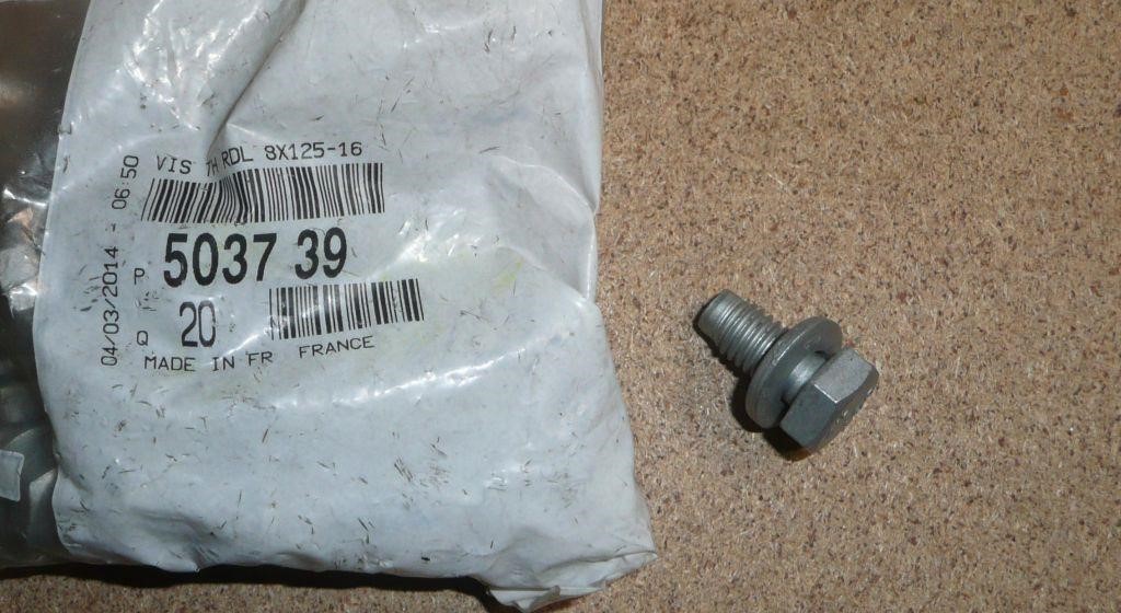 Citroen/Peugeot 5037 39 Crankshaft pulley pulley fastening bolt 503739: Buy near me in Poland at 2407.PL - Good price!