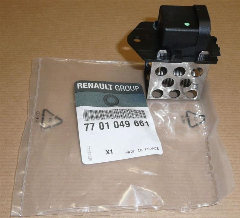 Renault 77 01 049 661 Resistor 7701049661: Buy near me in Poland at 2407.PL - Good price!