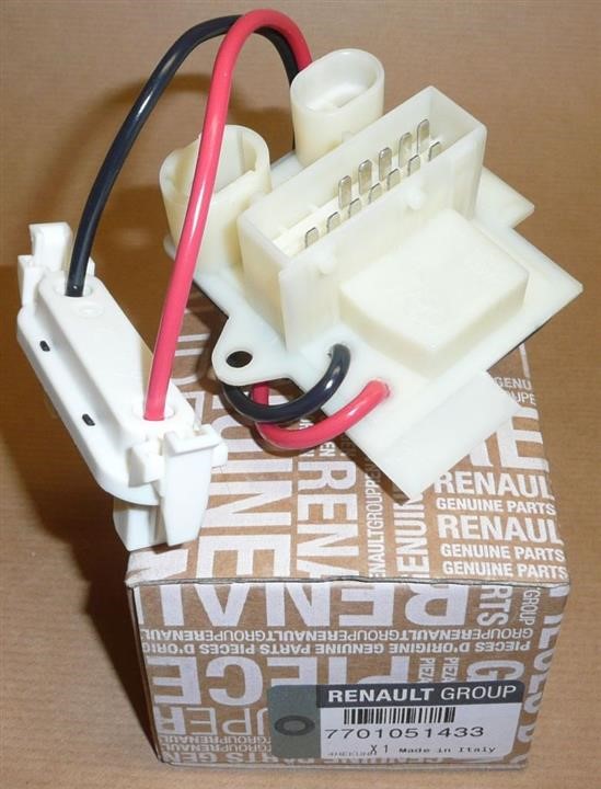 Renault 77 01 051 433 Fan motor resistor 7701051433: Buy near me at 2407.PL in Poland at an Affordable price!