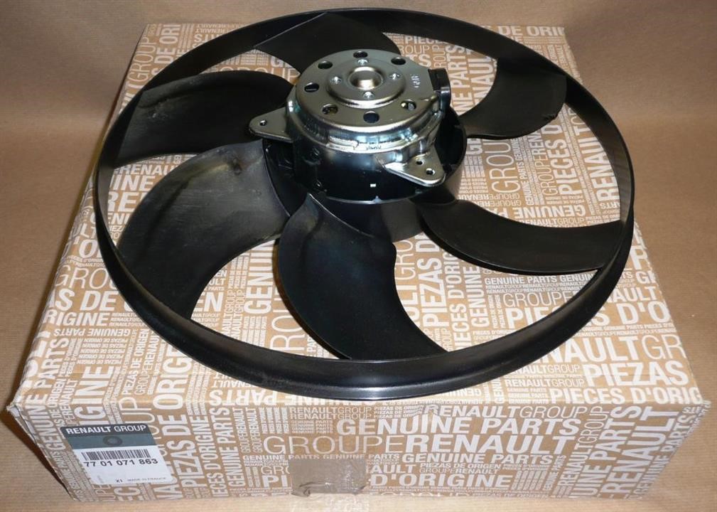 Renault 77 01 071 863 Hub, engine cooling fan wheel 7701071863: Buy near me in Poland at 2407.PL - Good price!