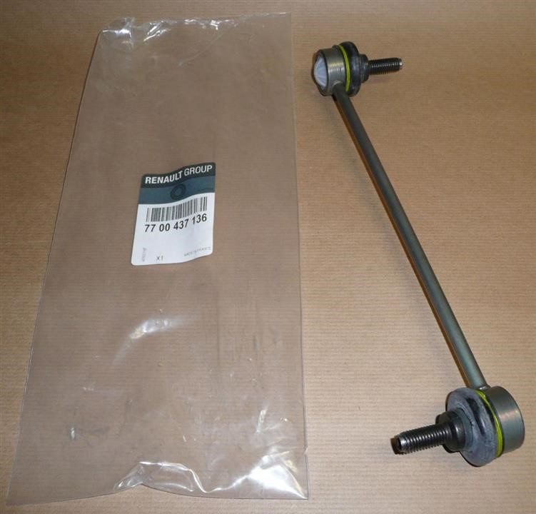 Renault 77 00 437 136 Rod/Strut, stabiliser 7700437136: Buy near me in Poland at 2407.PL - Good price!