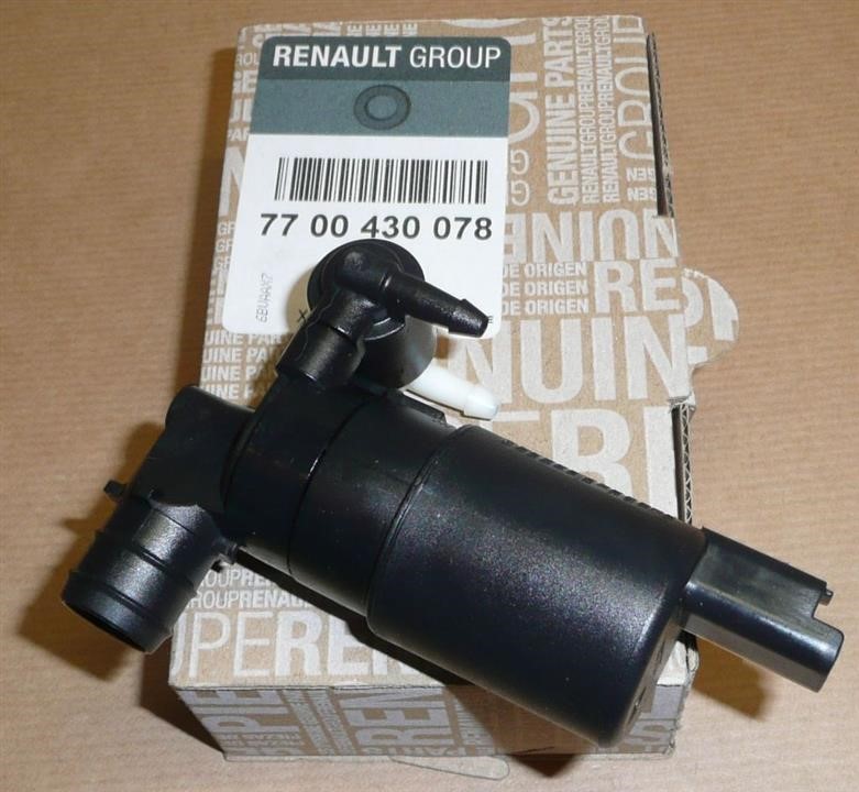 Renault 77 00 430 078 Glass washer pump 7700430078: Buy near me in Poland at 2407.PL - Good price!