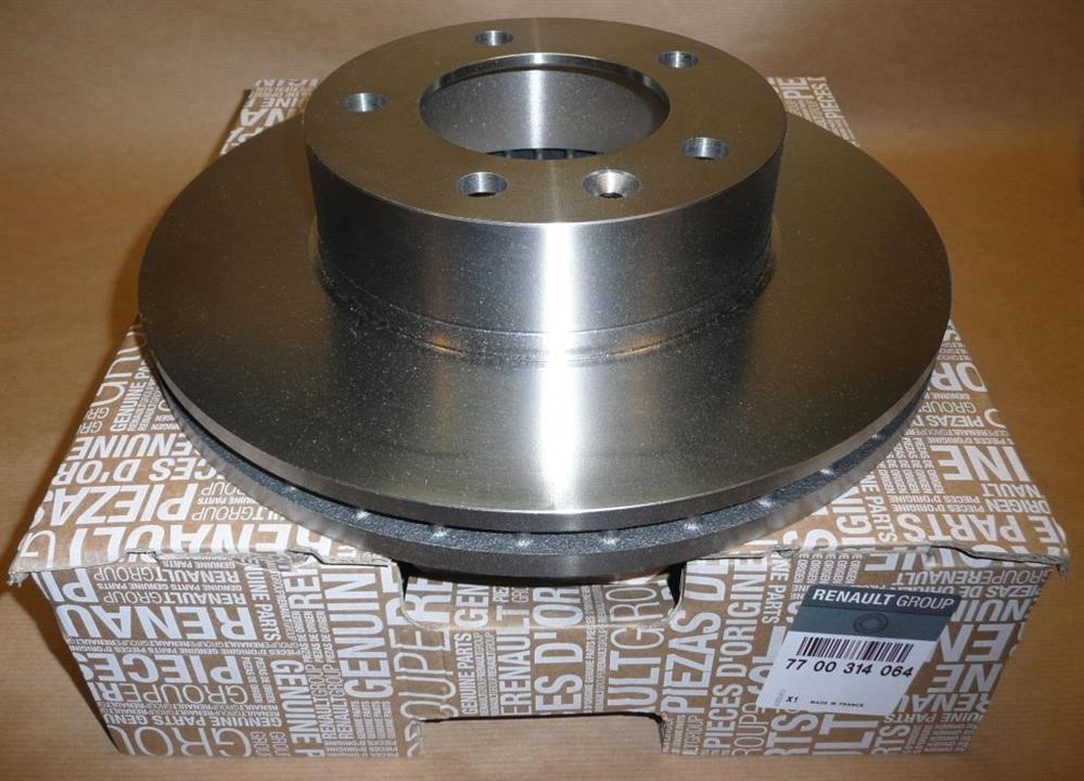 Renault 77 00 314 064 Front brake disc ventilated 7700314064: Buy near me in Poland at 2407.PL - Good price!