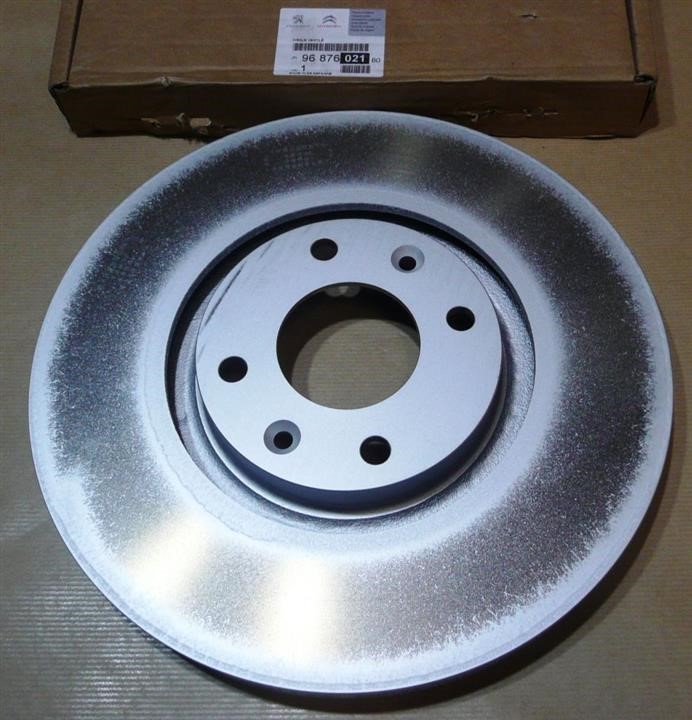 Citroen/Peugeot 96 876 021 80 Front brake disc ventilated 9687602180: Buy near me in Poland at 2407.PL - Good price!