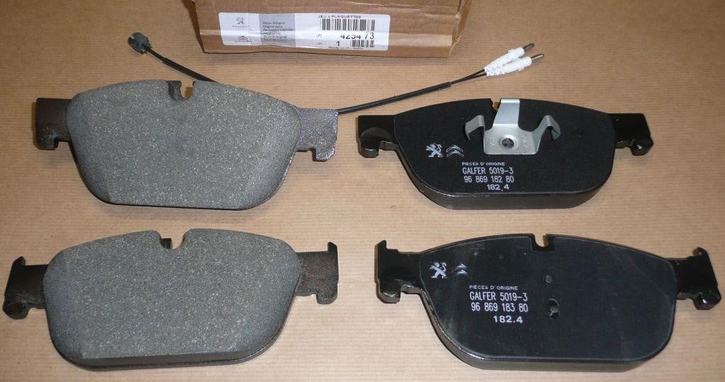 Citroen/Peugeot 4254 73 Brake Pad Set, disc brake 425473: Buy near me in Poland at 2407.PL - Good price!