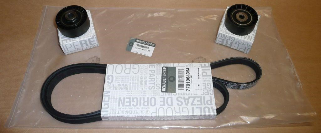 Renault 77 01 477 530 Drive belt kit 7701477530: Buy near me in Poland at 2407.PL - Good price!