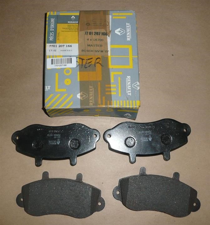 Renault 77 01 207 166 Brake Pad Set, disc brake 7701207166: Buy near me in Poland at 2407.PL - Good price!