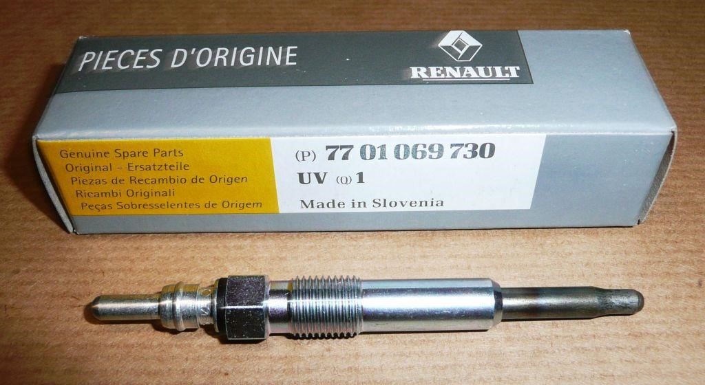 Renault 77 01 069 730 Świeca żarowa 7701069730: Dobra cena w Polsce na 2407.PL - Kup Teraz!