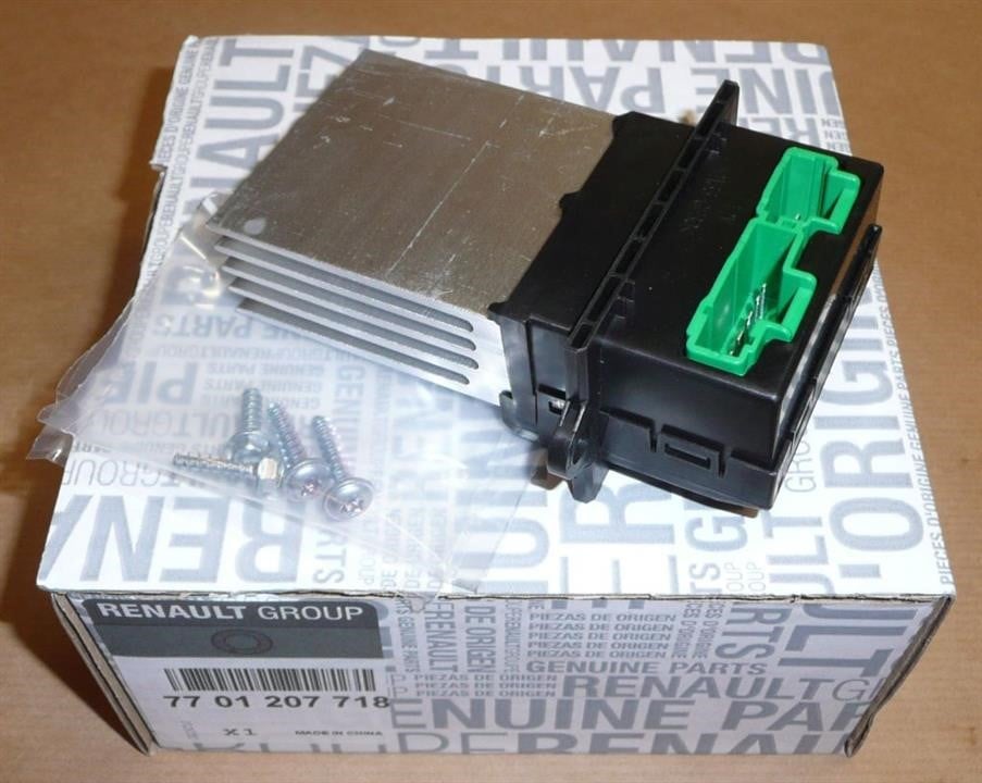 Renault 77 01 207 718 Fan motor resistor 7701207718: Buy near me at 2407.PL in Poland at an Affordable price!