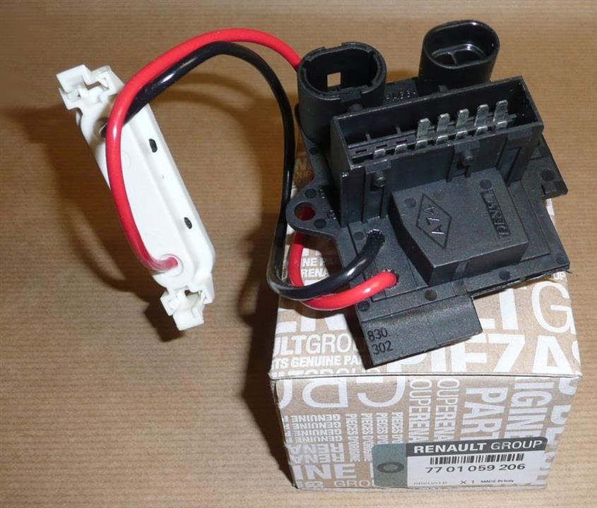Renault 77 01 059 206 Fan motor resistor 7701059206: Buy near me at 2407.PL in Poland at an Affordable price!