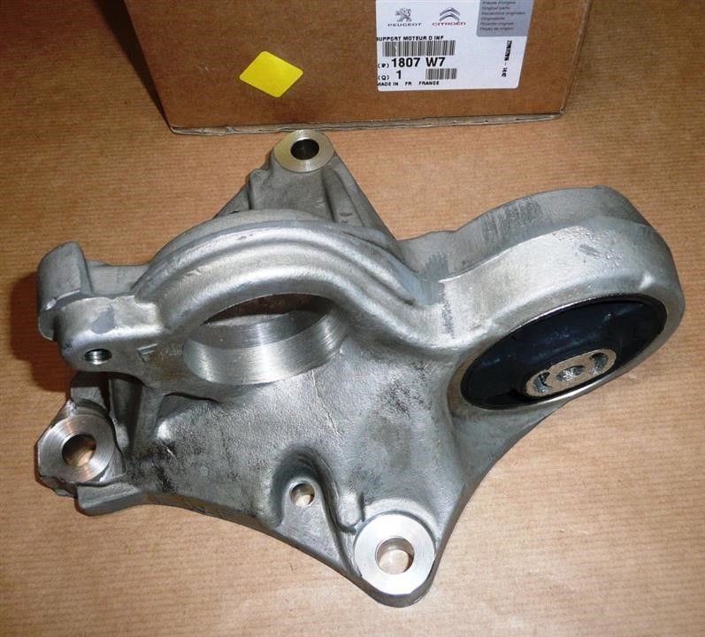 Citroen/Peugeot 1807 W7 Engine mount, rear 1807W7: Buy near me in Poland at 2407.PL - Good price!